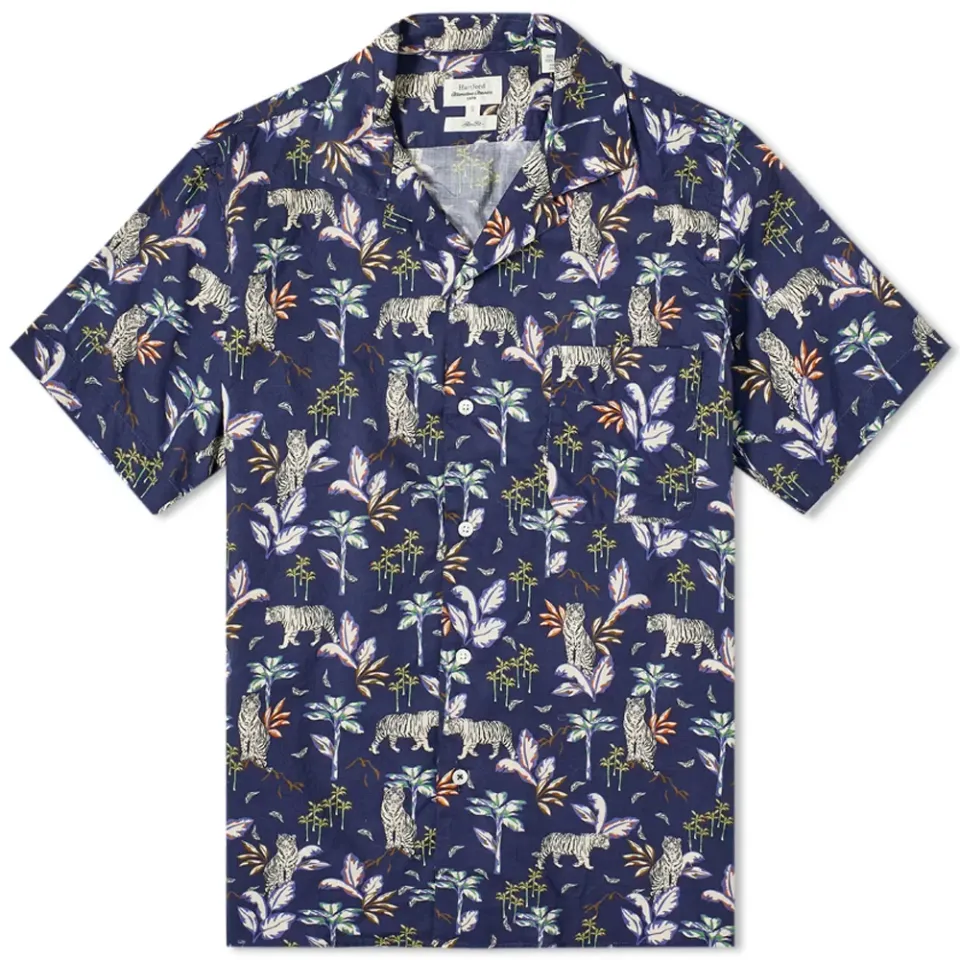Jungle Print Vacation Shirt