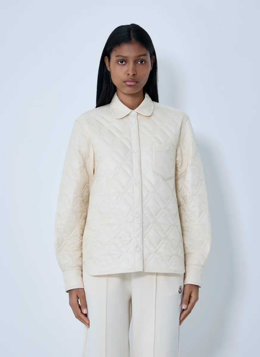 Logo Motif Quilted Jacket