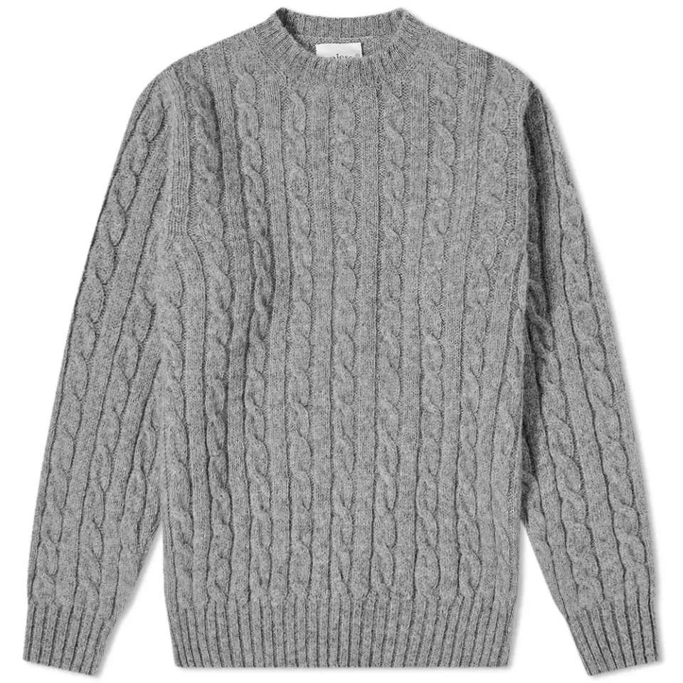 Jamieson's of Shetland Cable Crew Knit
