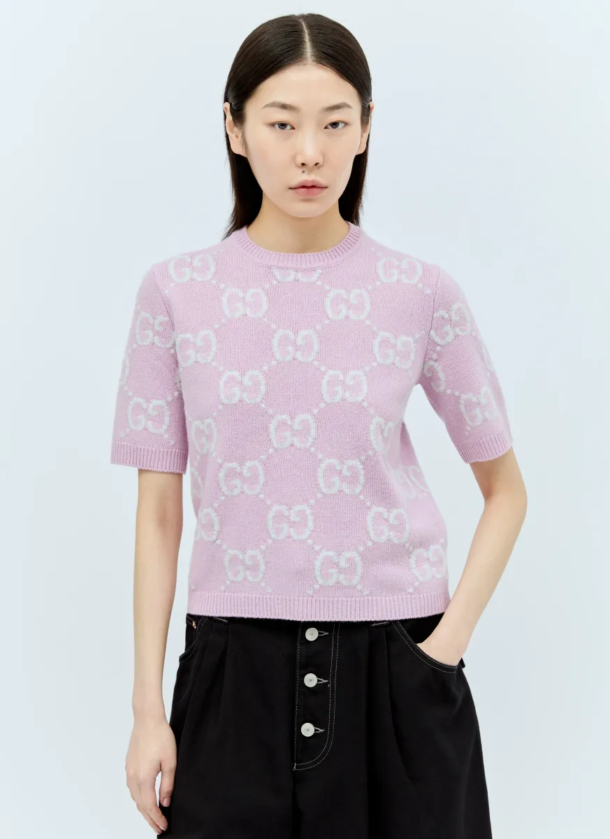 GG Knit Wool Top