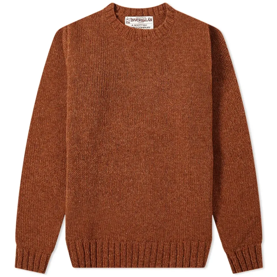 15A Hand Framed Shetland Crew Knit