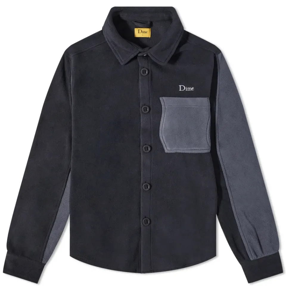Polar Fleece Button Up Shirt