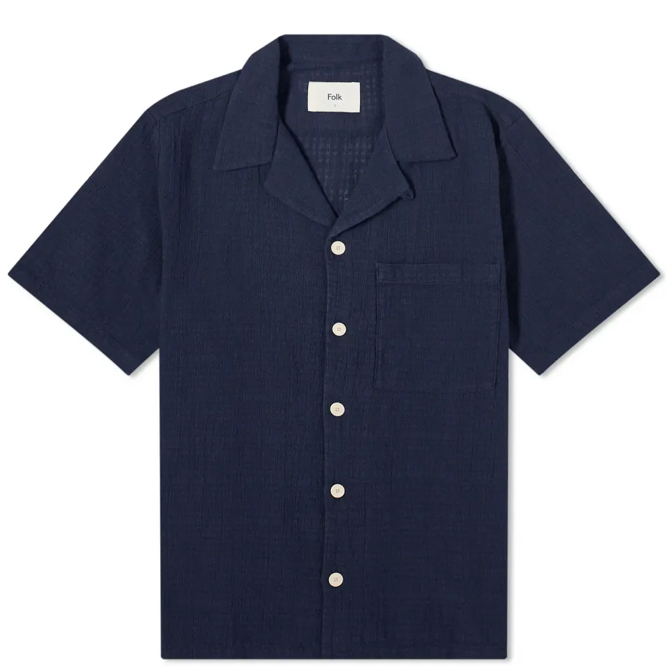 Short Sleeve Soft Collar Shirt