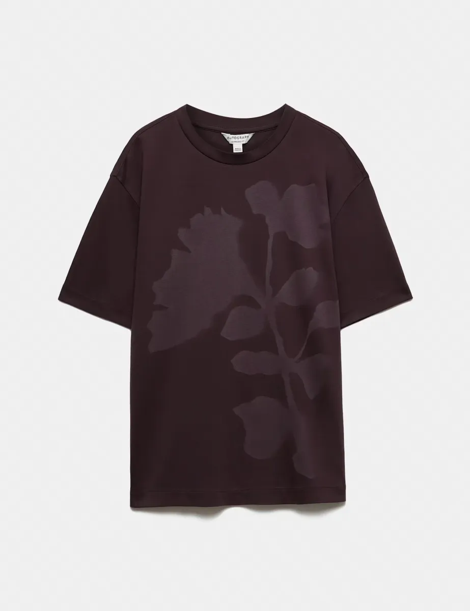 Oversized Pure Cotton Graphic T-Shirt