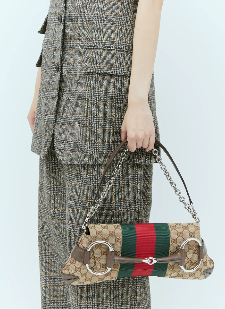 GG Horsebit Chain Medium Shoulder Bag