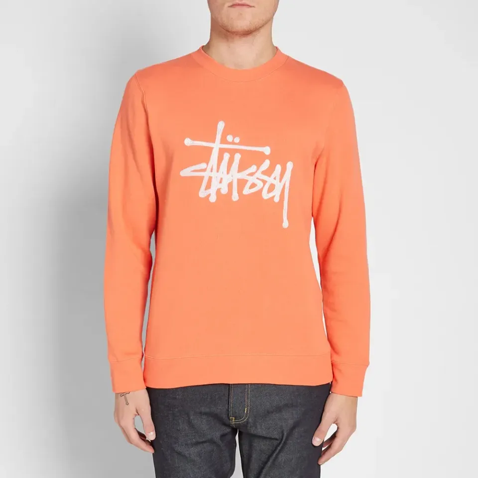 Chain Stitch Applique Crew Sweat