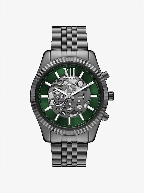 Oversized Lexington Gunmetal Watch