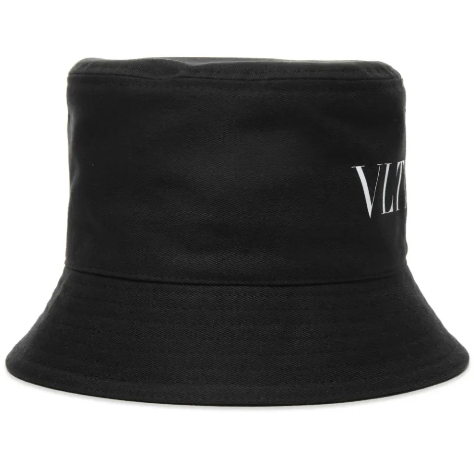 Plaid logo Bucket Hat