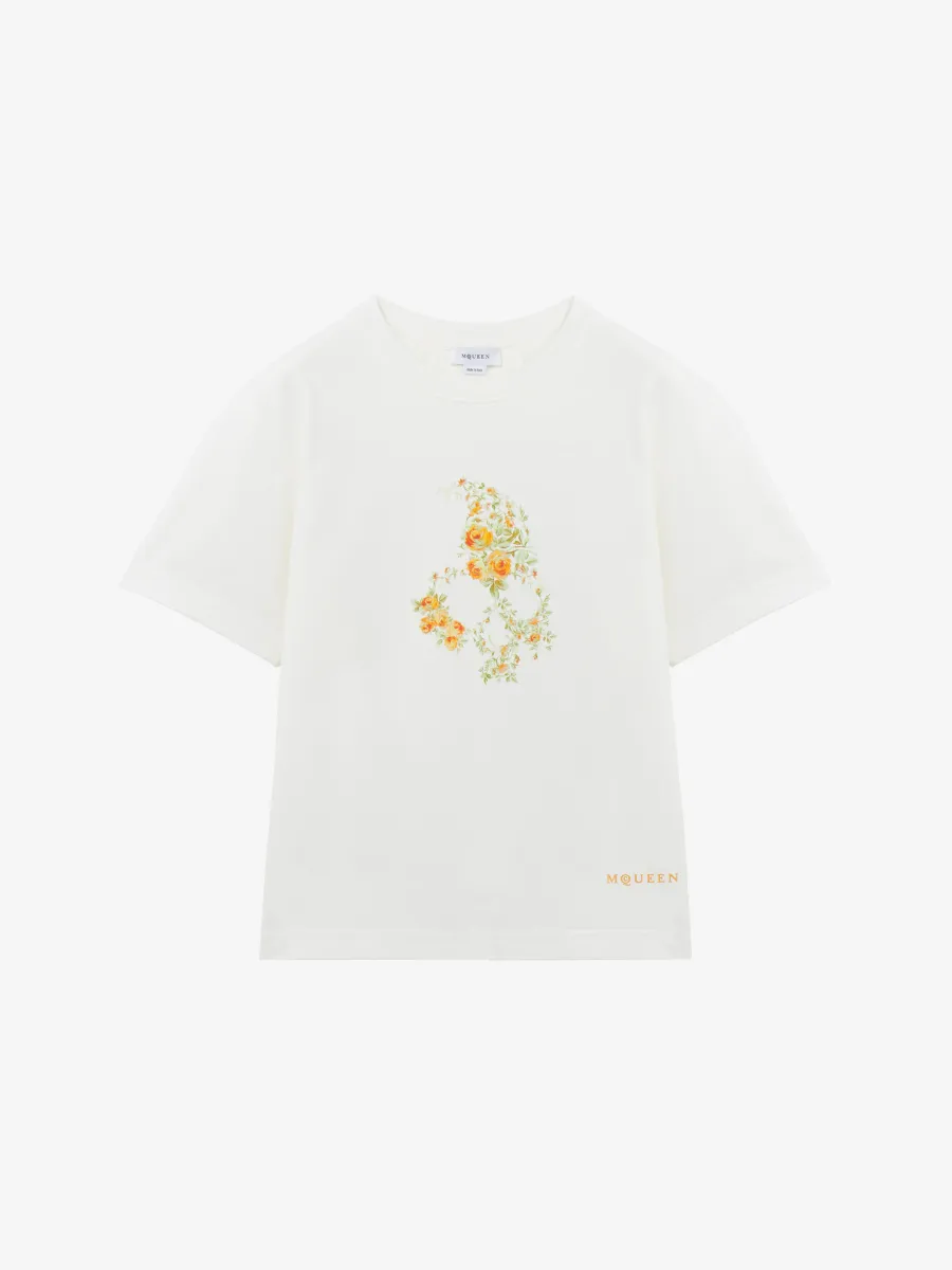 Floral Skull T-shirt