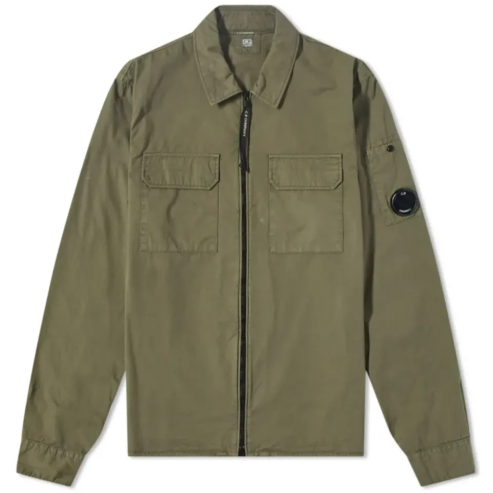 2 Pocket Arm Lens Zip Overshirt