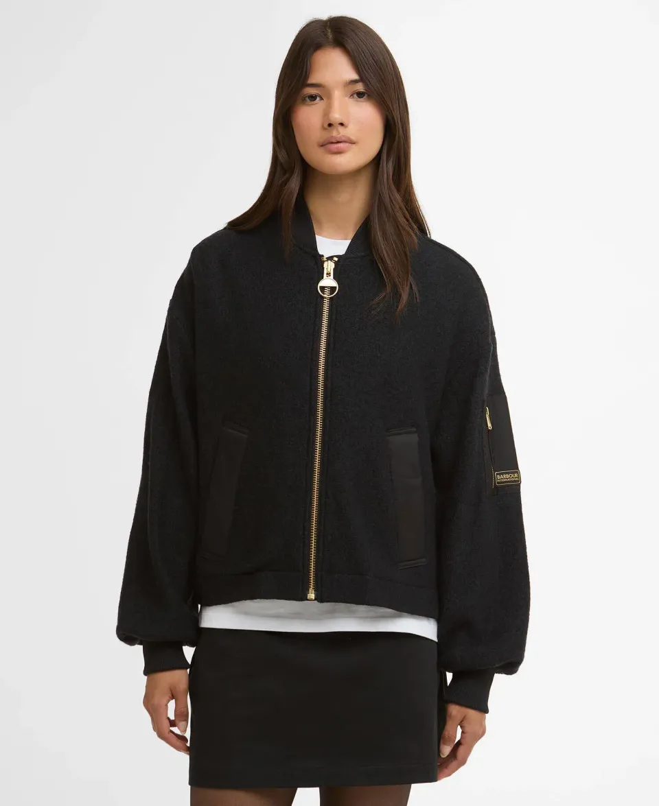Monique Wool Bomber Jacket