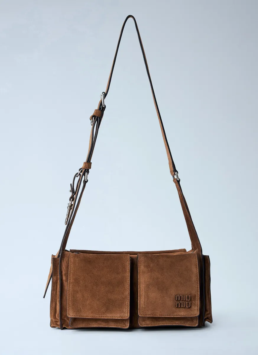 Utilitaire Suede Shoulder Bag