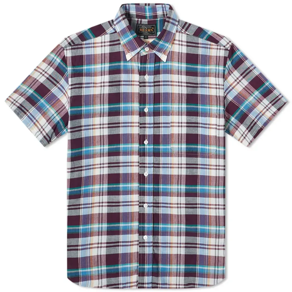 Short Sleeve Madras Shirt