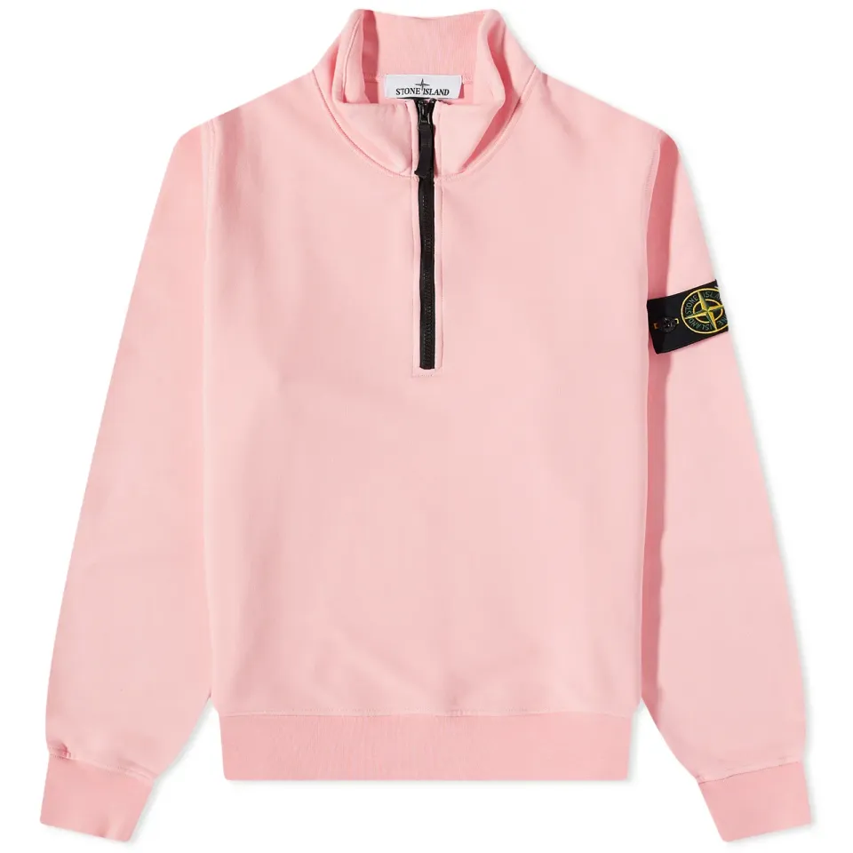 Garment Dyed Half Zip Sweat