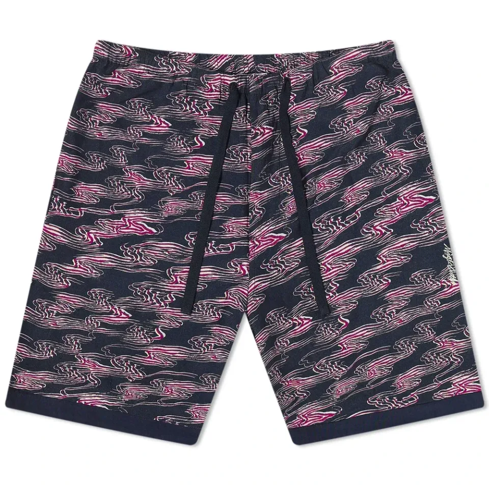 Waves Print 2 Layer Shorts