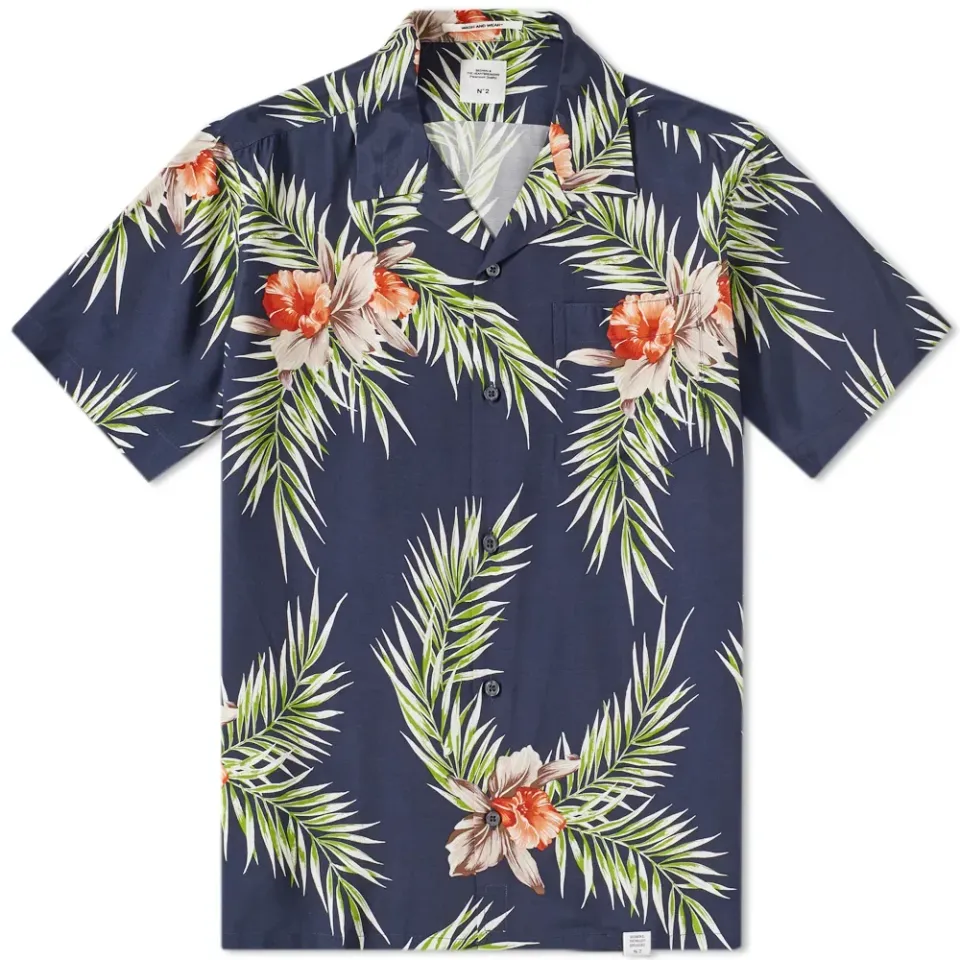 Rogers Open Collar Aloha Shirt