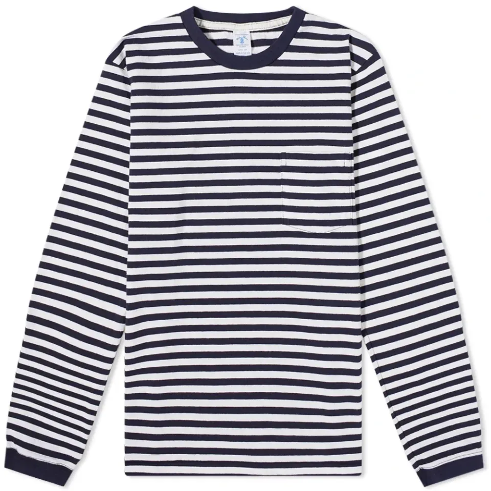 Long Sleeve Narrow Stripe T-Shirt