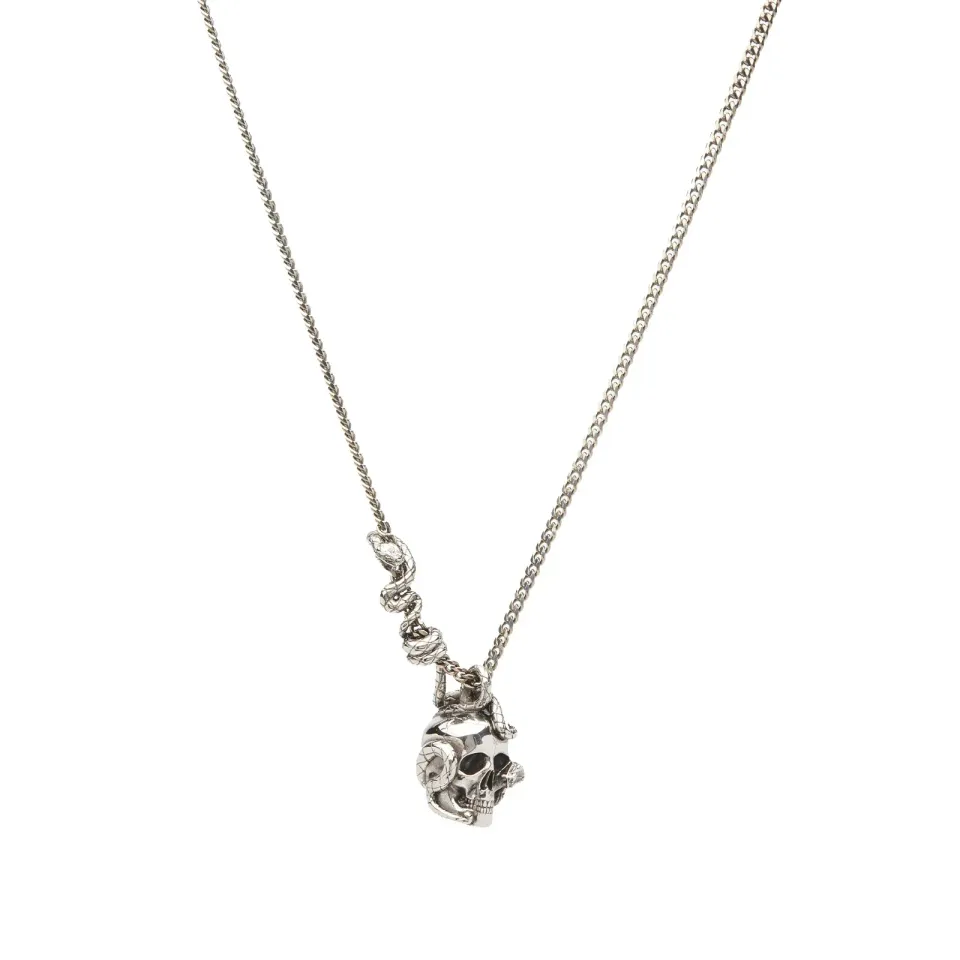 Skull & Snake Necklace