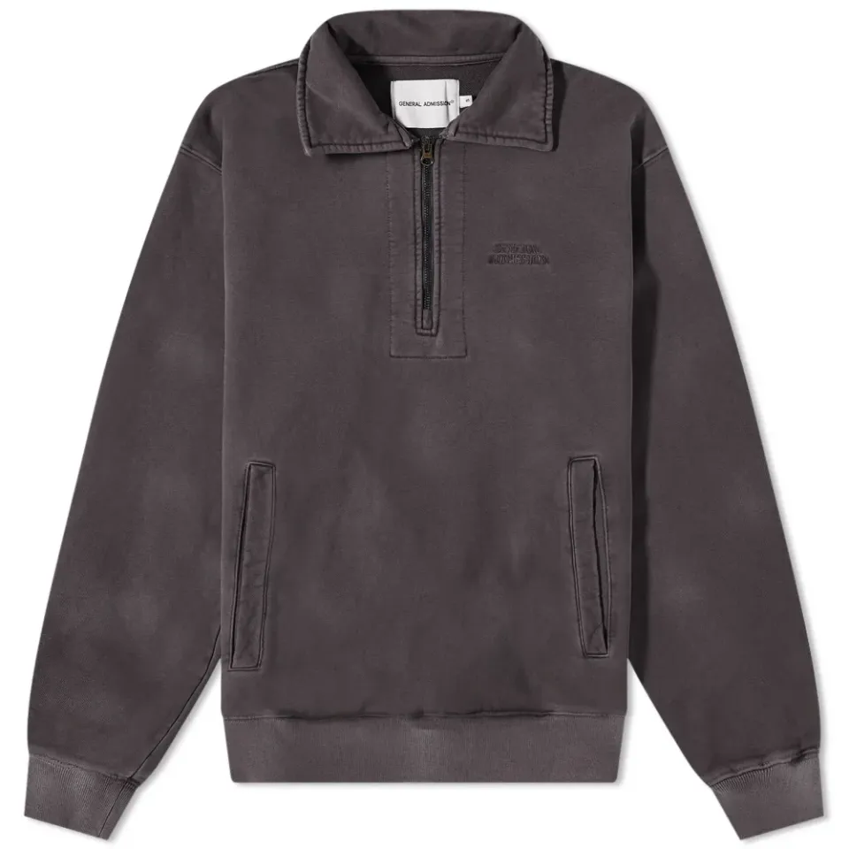 Lincoln Half Zip Crew Sweat