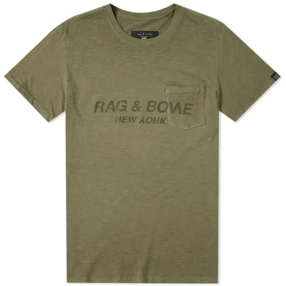 Upside Down Printed Logo Tee