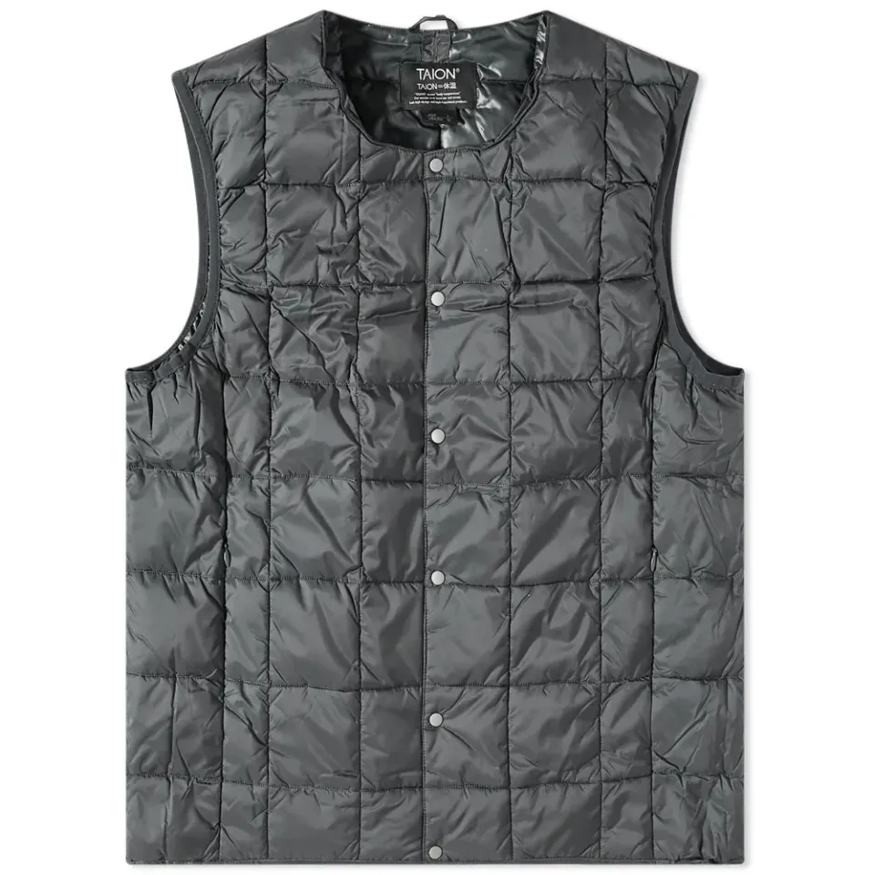 Crew Neck Down Vest