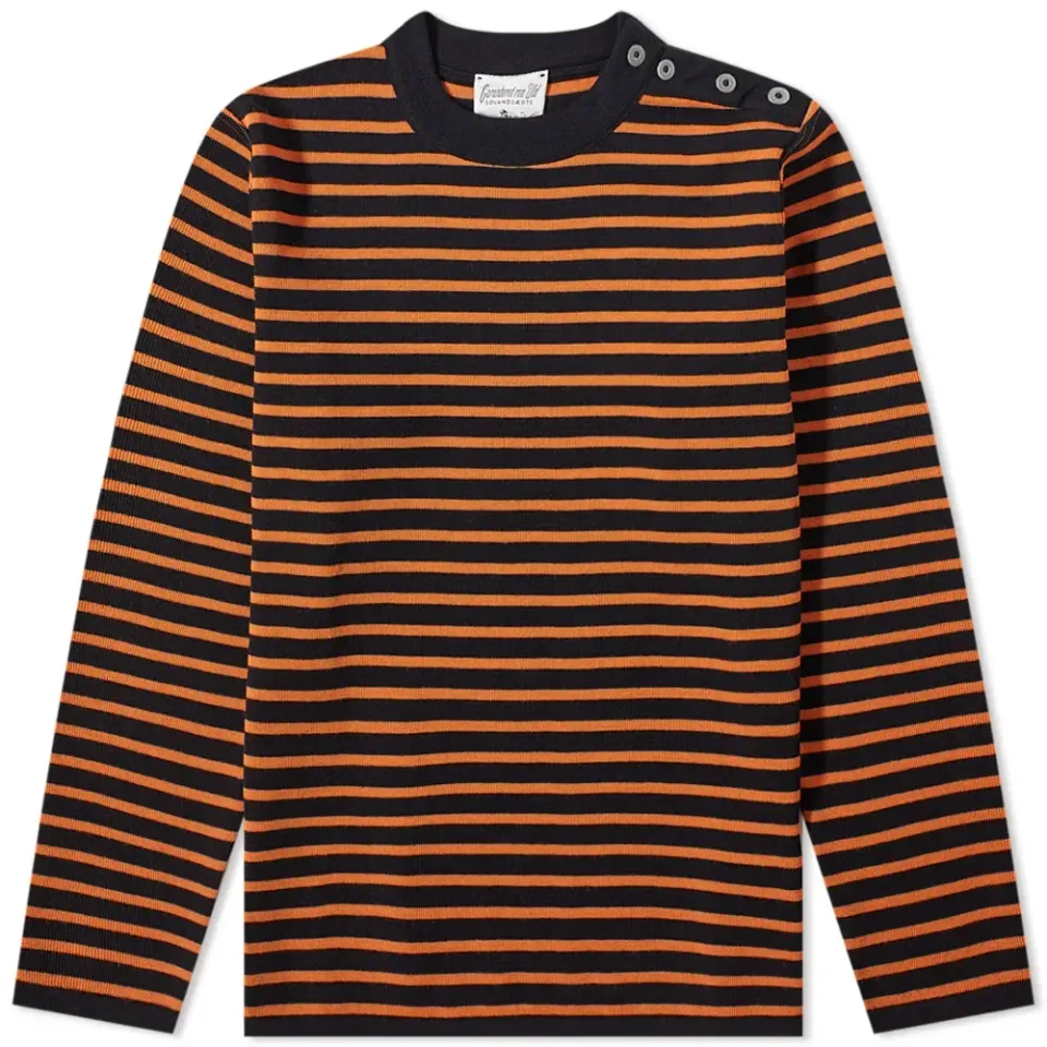 Naval Stripe Crew Knit