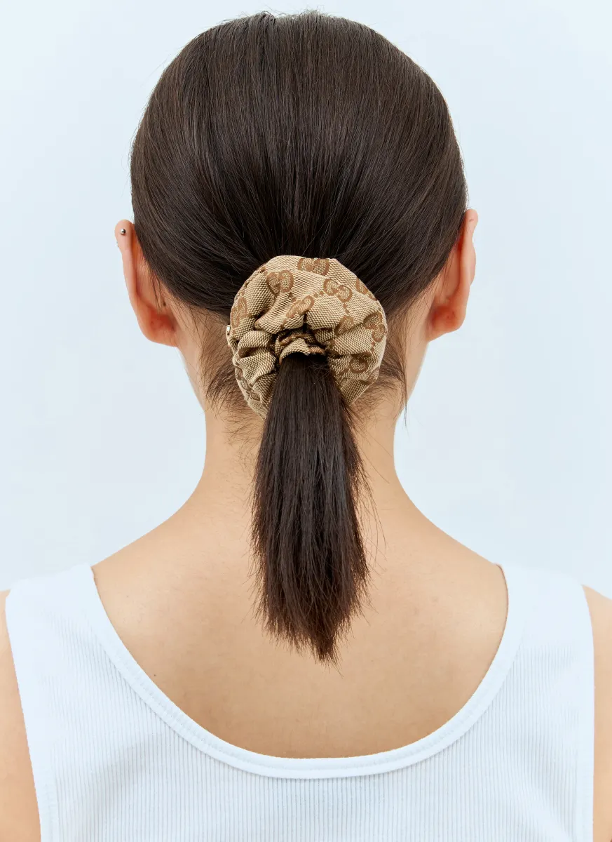 GG Canvas Scrunchie