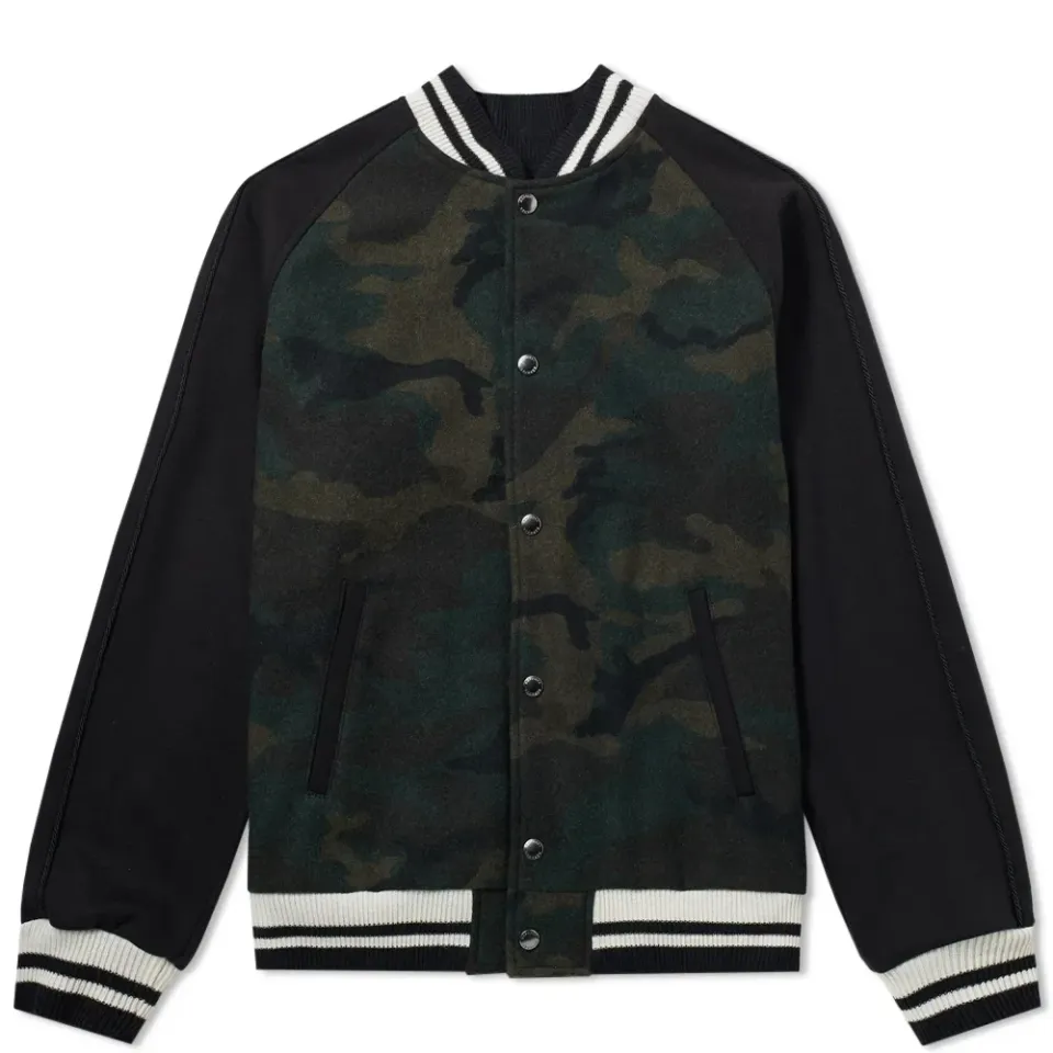 SOPHNET. Wool Stadium Jacket
