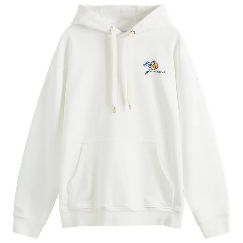Croquis de Tennis Embroidered Hoodie