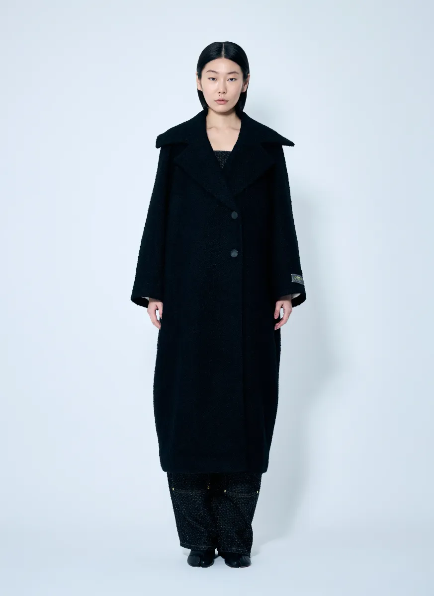 Boucle Wool Coat