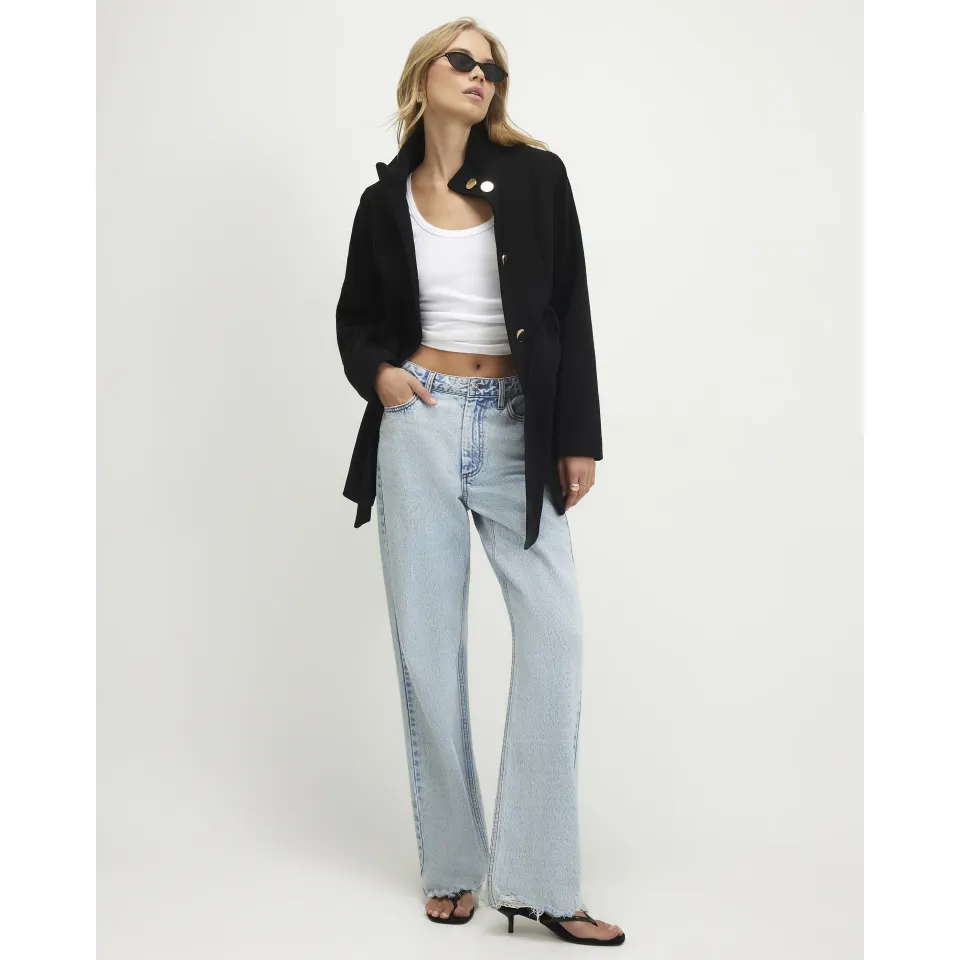 Belted Short Coat