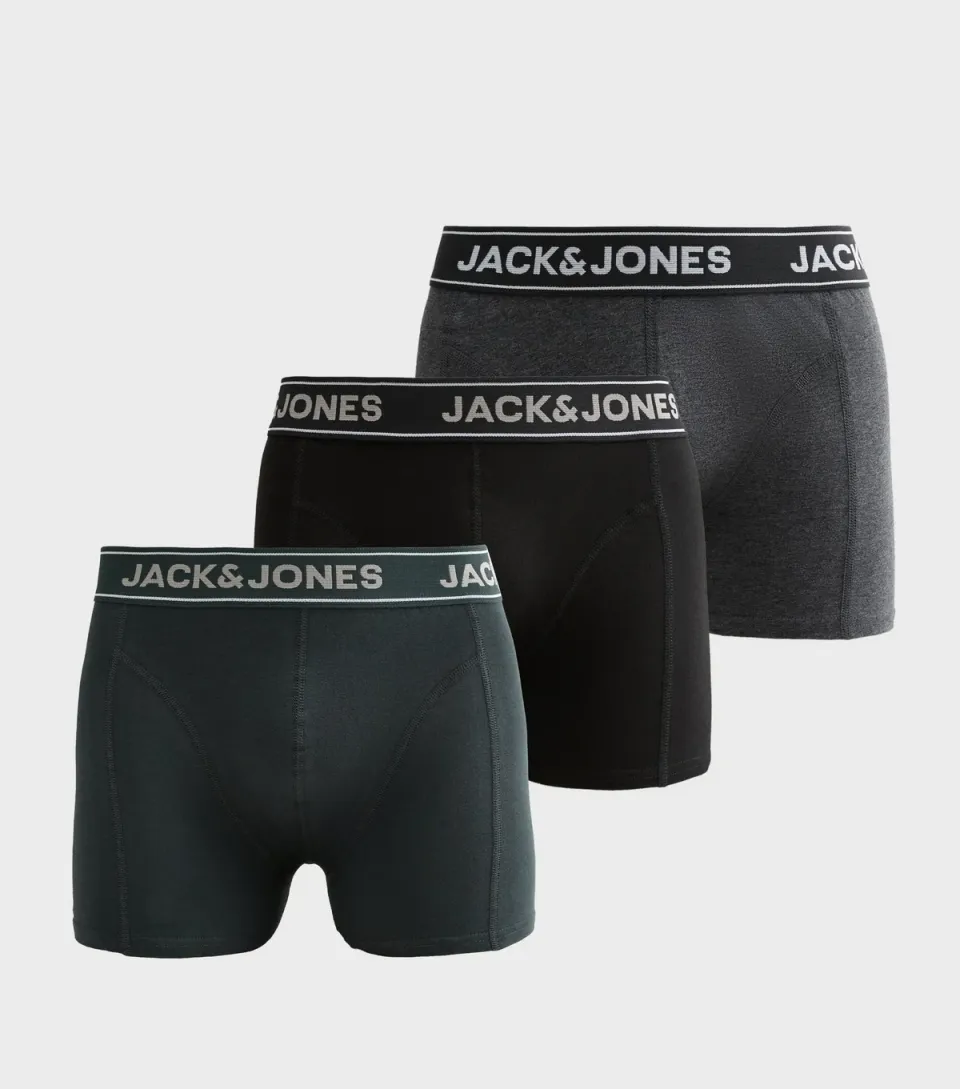 Men's Multicolour Pack of 3 Relaxed Boxer Trunks