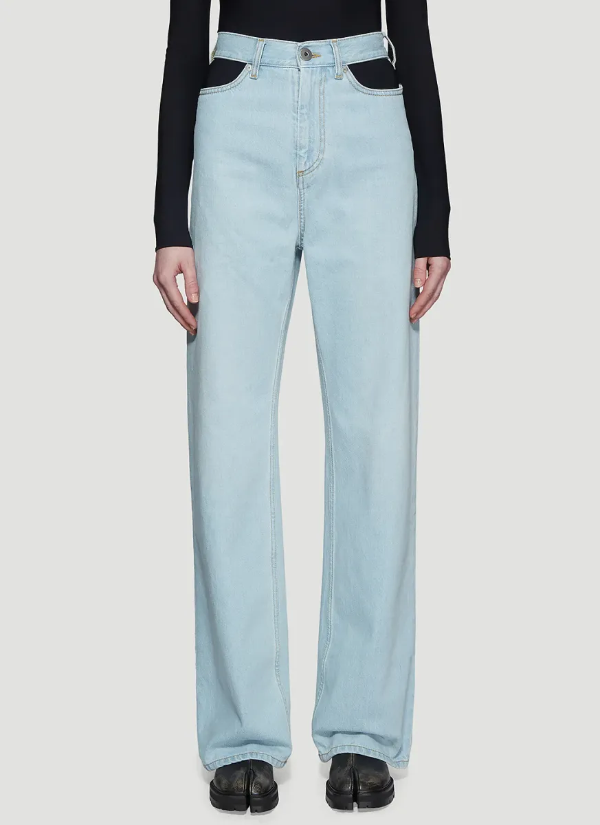 Cut-Out Jeans