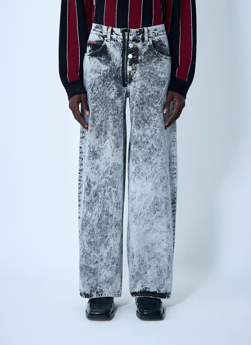 Coated Denim Jeans