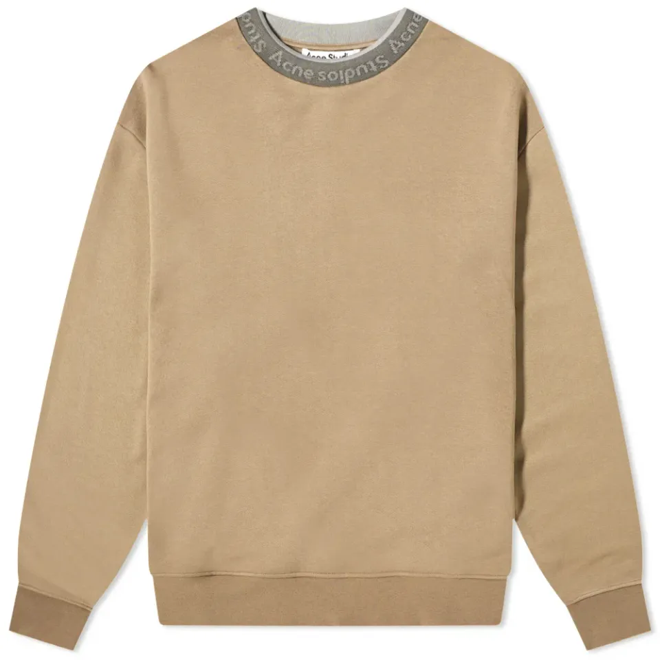 Fulton Reverse Logo Rib Crew Sweat
