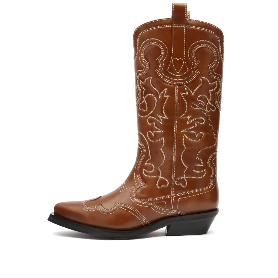 Embroidered Western Boot