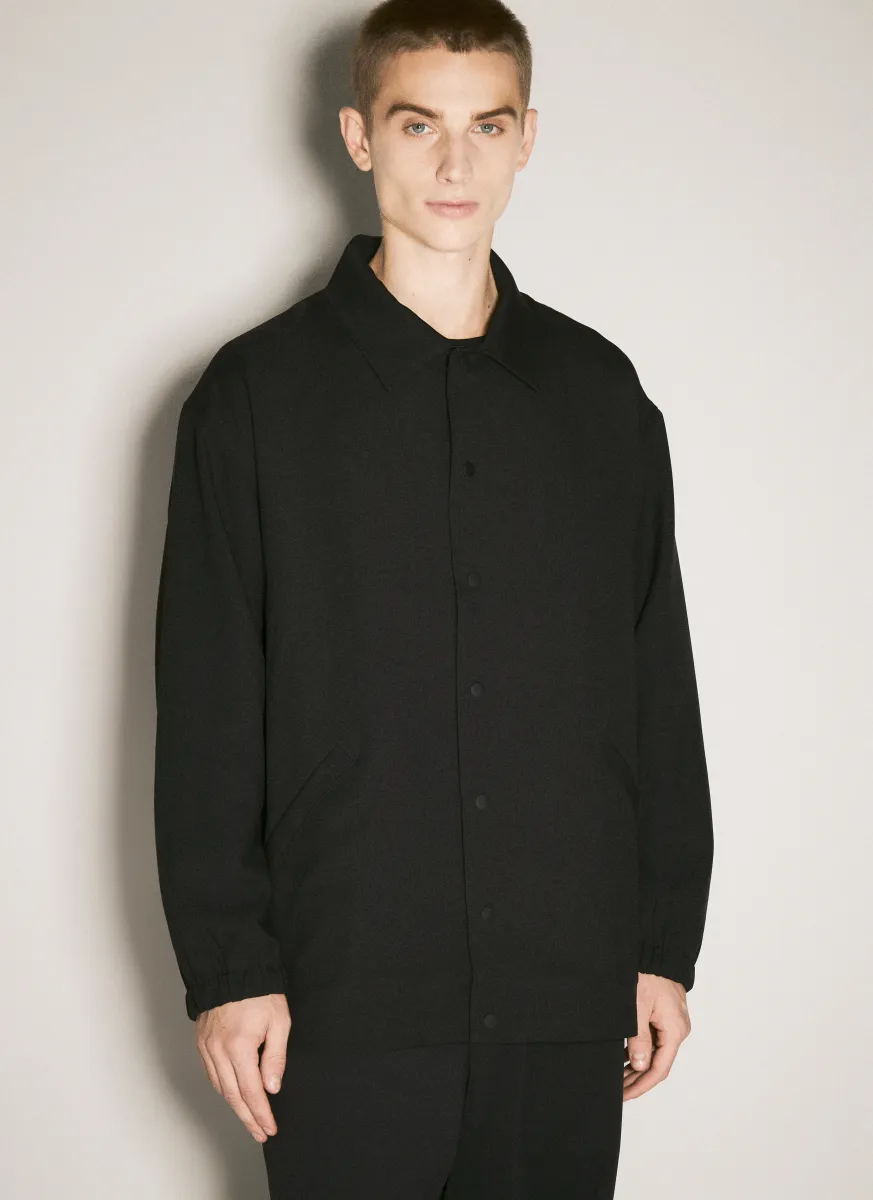 Three Stripes Shirt Jacket