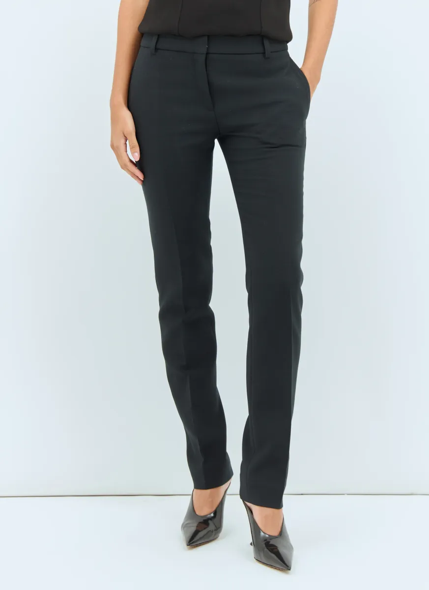 Low-Waist Slim Pants