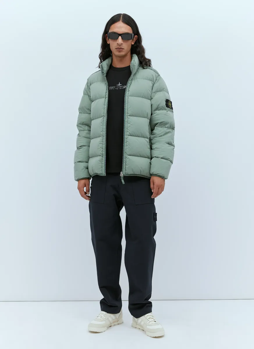Compass Patch Real Down Jacket