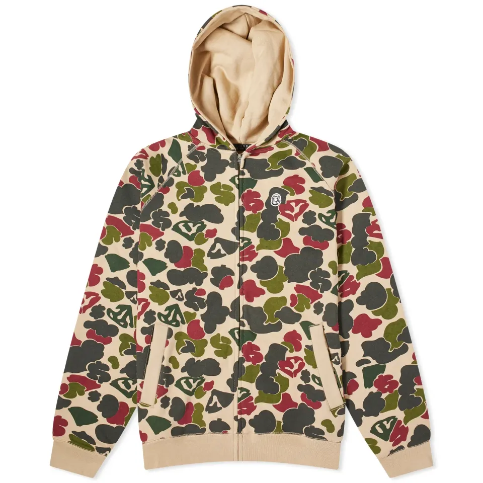 Duck Camo Zip Hoodie