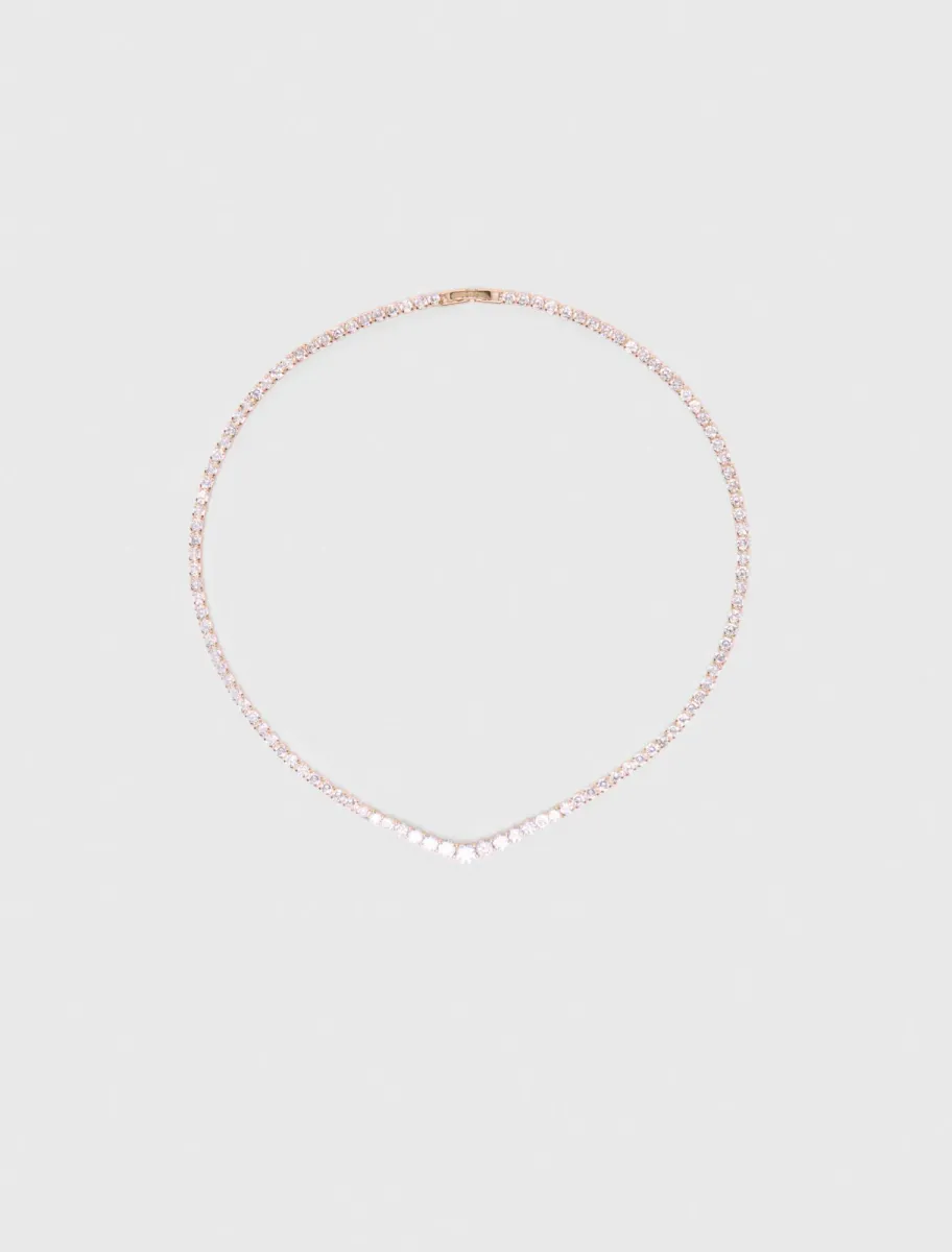 Cascade diamanté necklace