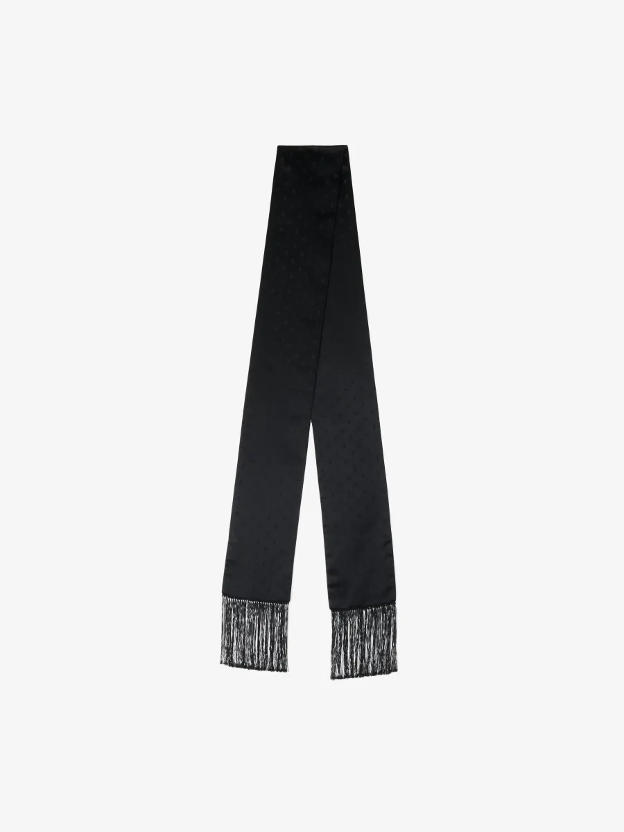 Skull Jacquard Scarf