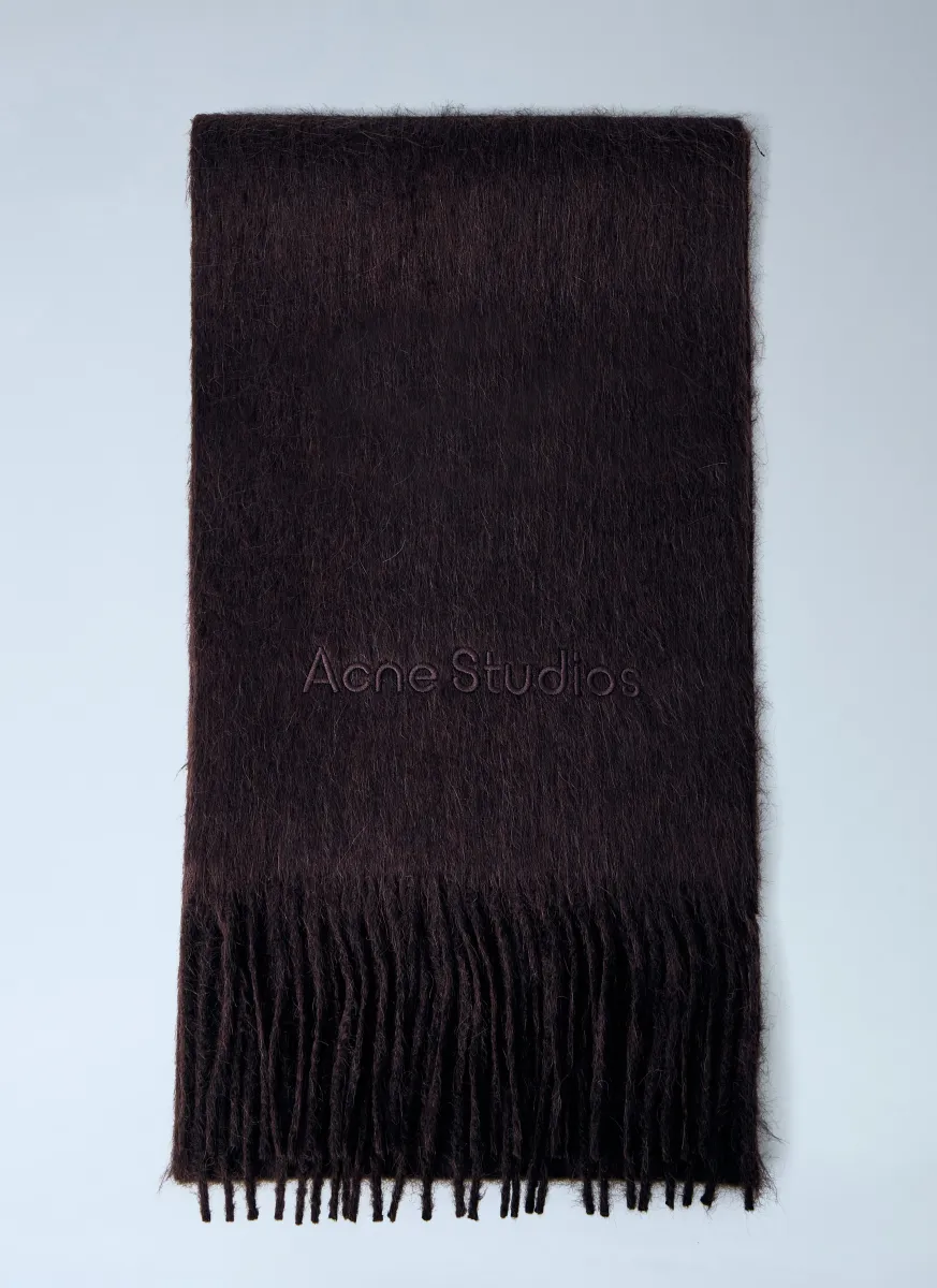 Logo Wool Scarf
