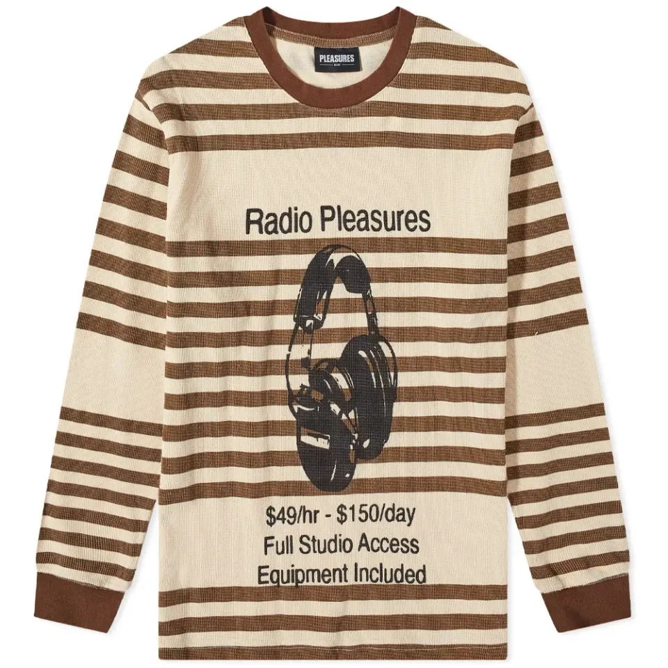 Long Sleeve Chiller Stripe Thermal T-Shirt