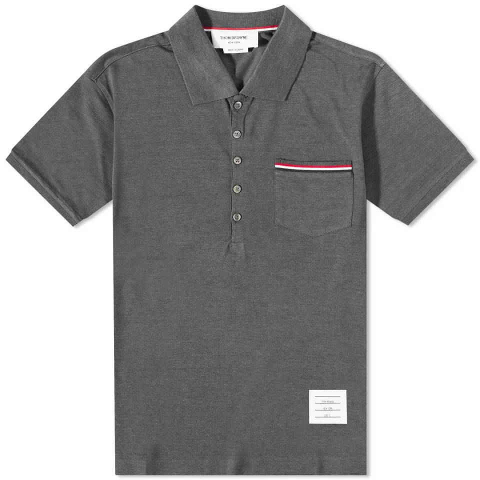 Mercerised Pique Pocket Polo
