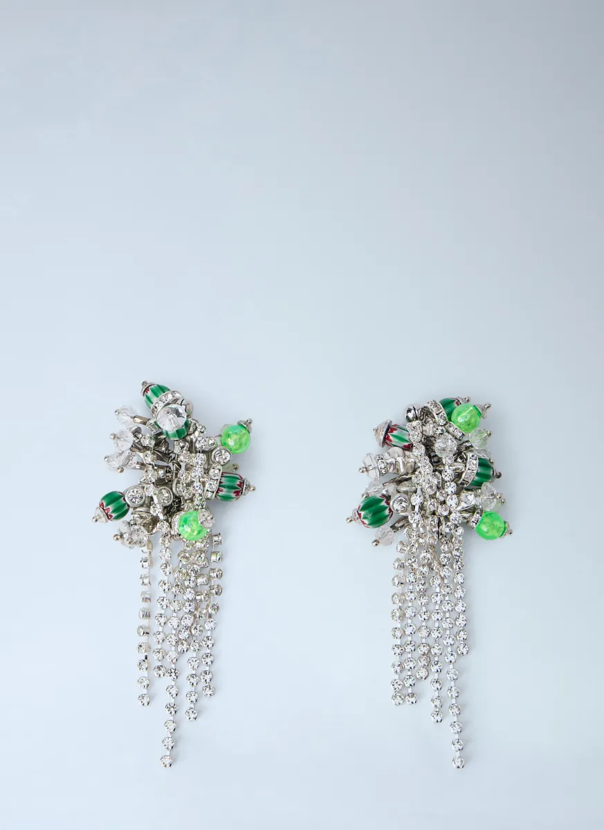 Cluster Drop Earrings