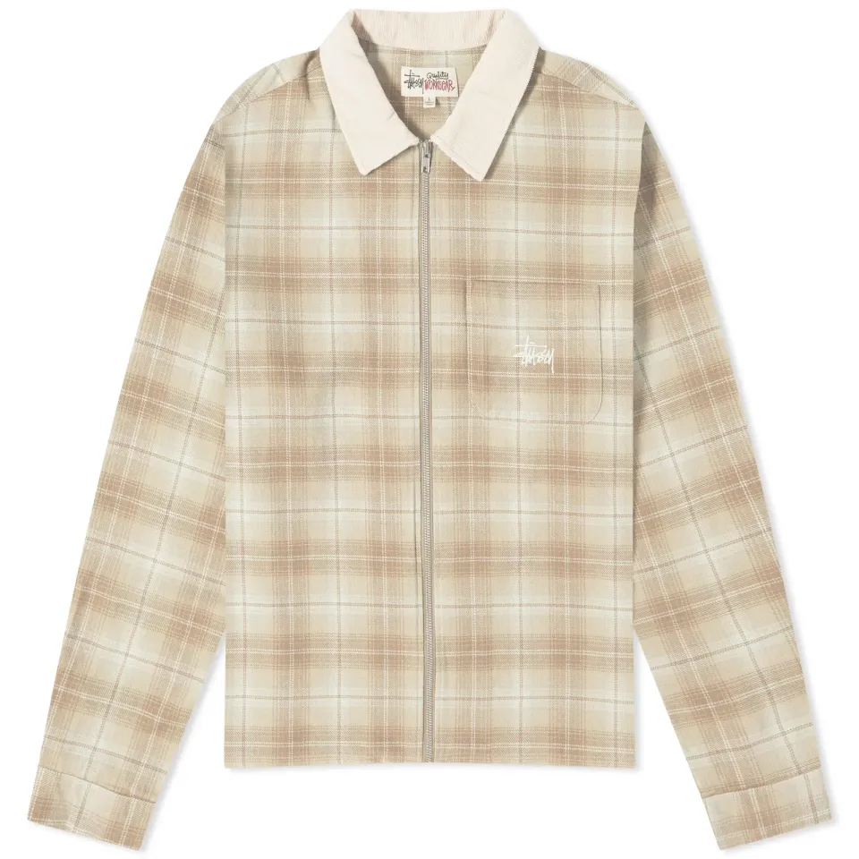 Frank Plaid Zip Shirt