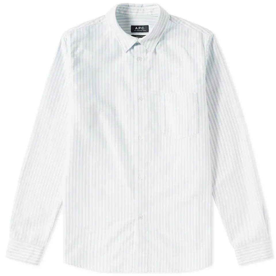 A.P.C. Oliver Stripe Oxford Shirt