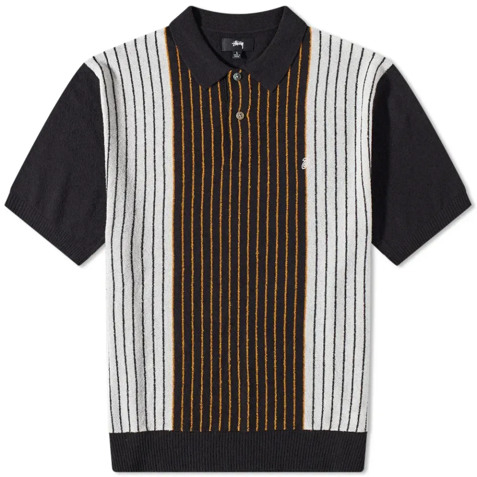 Textured Polo Sweat