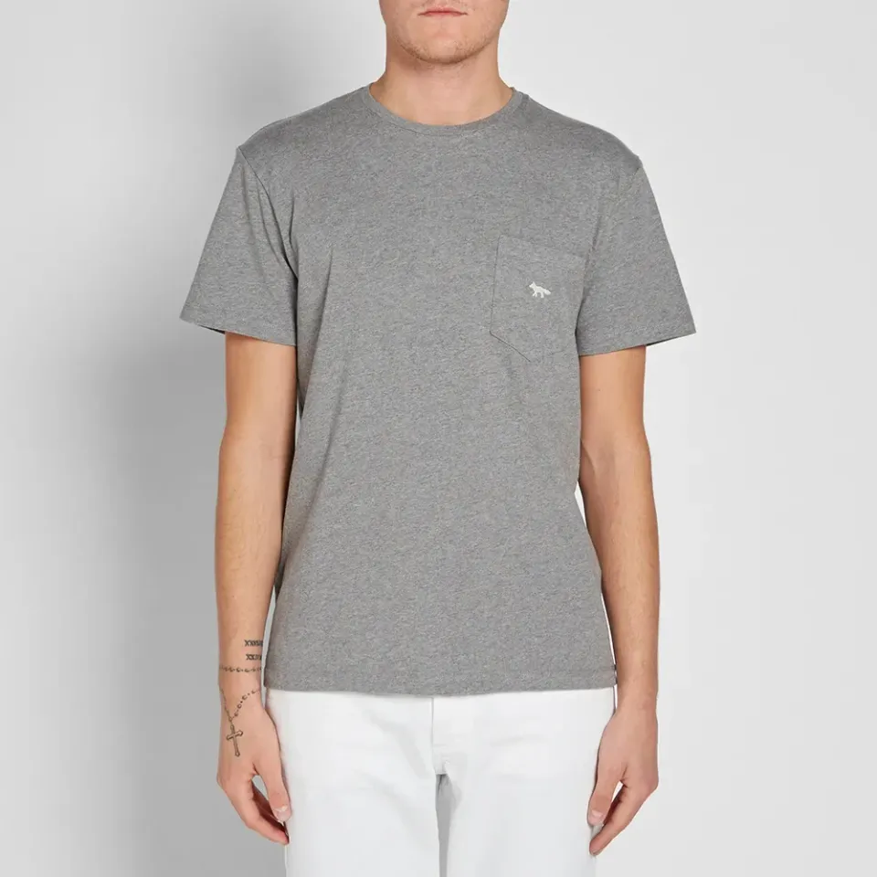 Maison Kitsuné Embroidered Fox Tee